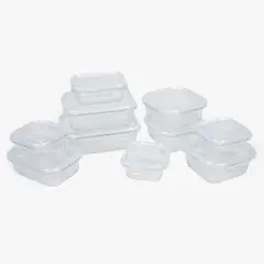 MICA - Set x10 Táper Hermético de Vidrio