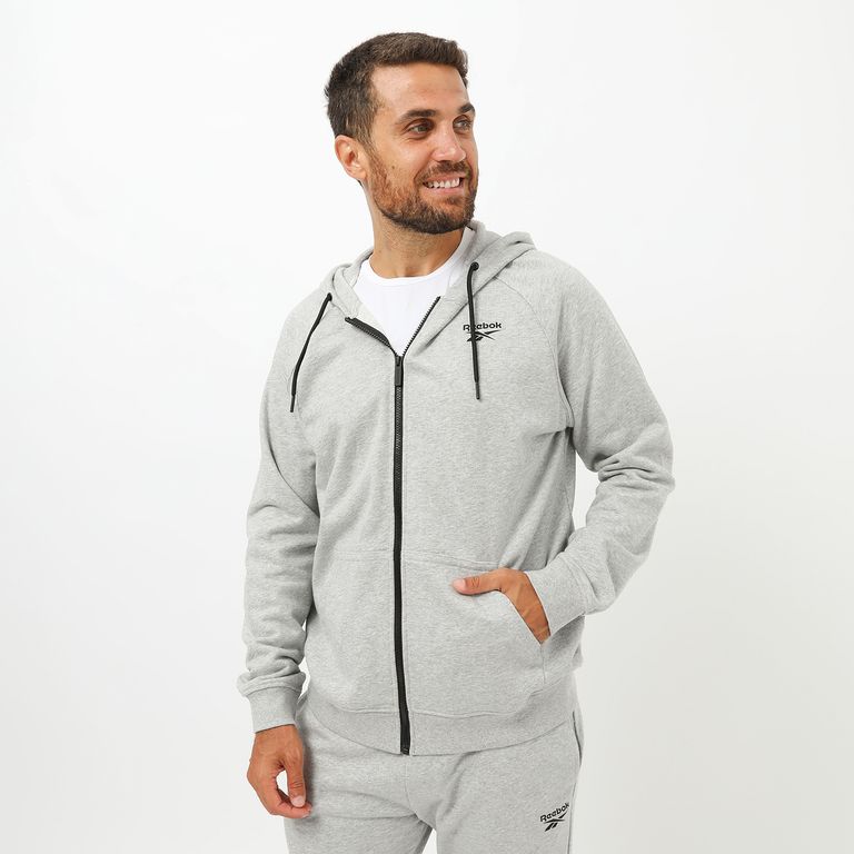 Polo Zip Terry Hoodie Hombre