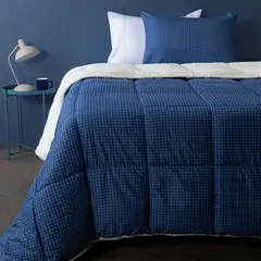 BENETTON - Edredón Estampado Bari con Sherpa