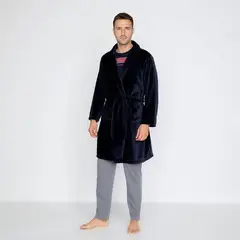 BASEMENT HOME - Bata de Baño Microfleece 270gr