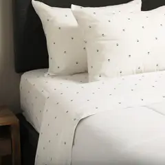 BENETTON - Juego de Sábanas Estampadas 100% Algodón 180 Hilos