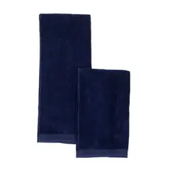 BASEMENT HOME - Set X2 Toallas Visita 100% Algodón 400gr