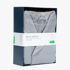 BENETTON - Bata de Baño Waffle con Algodón 240gr