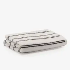 BASEMENT HOME - Toalla De Baño Combed Texturada 100% Algodón 650gr