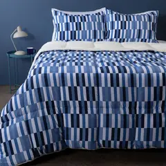 BENETTON - Edredón Estampado Bari con Sherpa