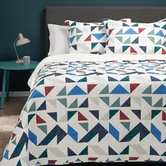 BENETTON - Cubrecama Estampado Freddo con Sherpa