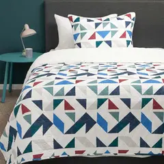 BENETTON - Cubrecama Estampado Freddo con Sherpa