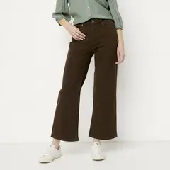 NEWPORT - Pantalón Straight Tiro Alto Mujer