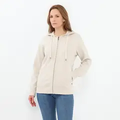 NEWPORT - Polera Mujer Algodón Manga Larga con Gorro