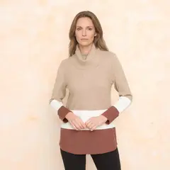 STEFANO COCCI - Chompa Manga Larga Mujer