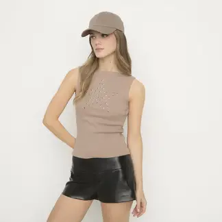 SYBILLA - Top Sin Mangas Mujer