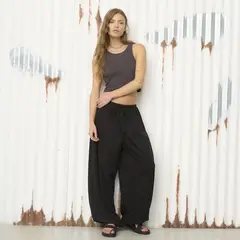 DENIMLAB - Pantalón Baggy Tiro Alto Mujer