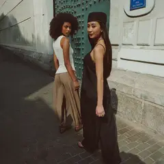 DENIMLAB - Pantalón Bombacho Tiro Alto Mujer