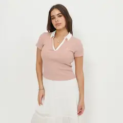 AMERICAN ABBEY - Polo Manga Corta Mujer