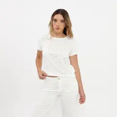 DENIMLAB - Polo Manga Corta Mujer