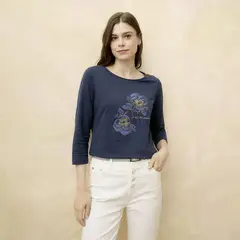 ELLE - Polo Manga Larga Mujer