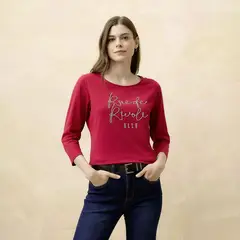 ELLE - Polo Manga Larga Mujer