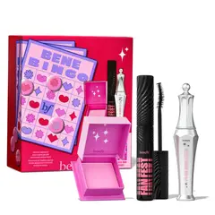 BENEFIT - Set De Cejas, Ojos Y Rostro Benebingo - Gelo 24hr, Máscara Fun Fest, Rubor Edición Limitada