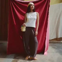 SYBILLA - Pantalón Balloon Mujer