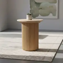 BASEMENT HOME - Mesa Lateral Victoria Travertino