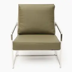 BASEMENT HOME - Butaca Novo De Cuero 1 Cuerpo