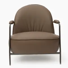 BASEMENT HOME - Butaca Brun 1 Cuerpo De Cuero