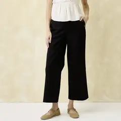 UNIVERSITY CLUB - Pantalón Wide Leg Tiro Alto Mujer