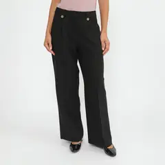 ELLE - Pantalón Wide Leg Tiro Alto Mujer