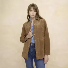 ELLE - Casaca de Cuero Mujer