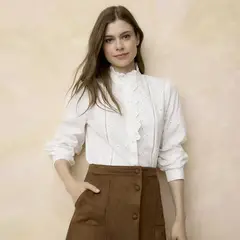 ELLE - Blusa Manga Larga Mujer