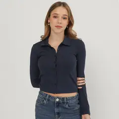 AMERICAN ABBEY - Polo Manga Larga Mujer