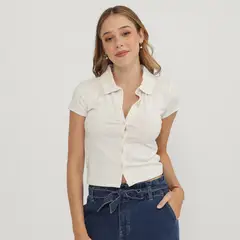 AMERICAN ABBEY - Polo Manga Corta Mujer