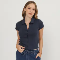 AMERICAN ABBEY - Polo Manga Corta Mujer