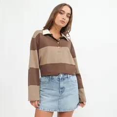 DENIMLAB - Polo Manga Larga Mujer