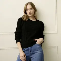 BASEMENT - Chompa Manga Larga Mujer