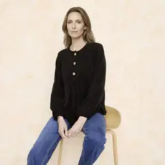 STEFANO COCCI - Blusa Manga Larga Mujer