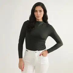 MOSSIMO - Body Manga Larga Mujer