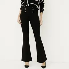 MOSSIMO - Pantalón Straight Tiro Medio Mujer