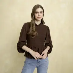 UNIVERSITY CLUB - Blusa Manga Larga Mujer