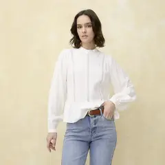 UNIVERSITY CLUB - Blusa Manga Larga Mujer