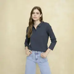 UNIVERSITY CLUB - Polo Manga Larga Mujer