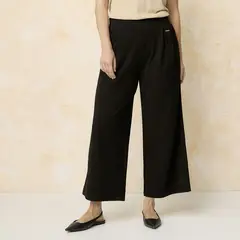 STEFANO COCCI - Pantalón Recto Tiro Alto Mujer