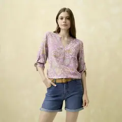 UNIVERSITY CLUB - Blusa Manga Larga Mujer