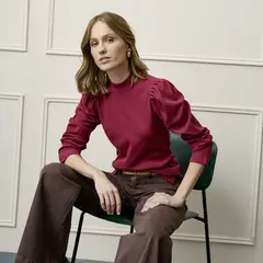 BASEMENT - Polo Manga Larga Mujer