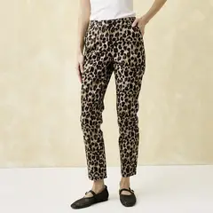 UNIVERSITY CLUB - Pantalón Straight Tiro Alto Mujer