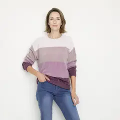 NEWPORT - Chompa Manga Larga Mujer