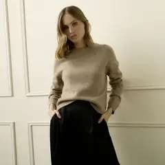 BASEMENT - Chompa 100% Lana Mujer