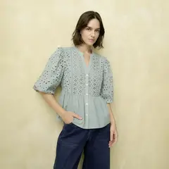 UNIVERSITY CLUB - Blusa Manga Larga Mujer