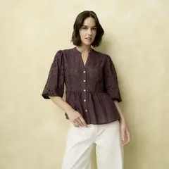 UNIVERSITY CLUB - Blusa Manga Larga Mujer