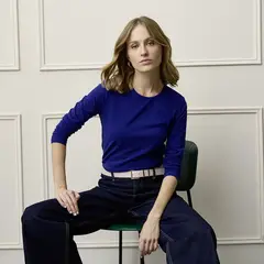 BASEMENT - Polo Manga Larga Algodón Mujer